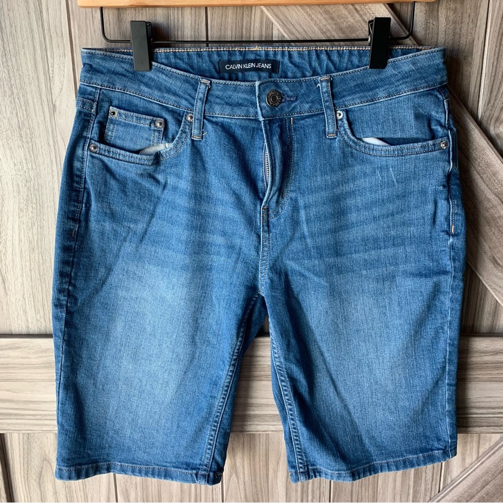 Calvin Klein Blue Denim Shorts